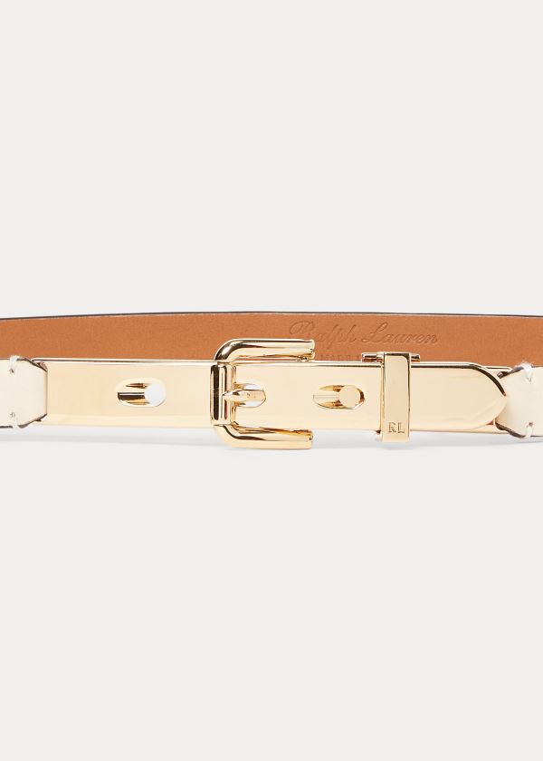 Women's Ralph Lauren Calfskin Letter-Opener Belt | 815697DCX